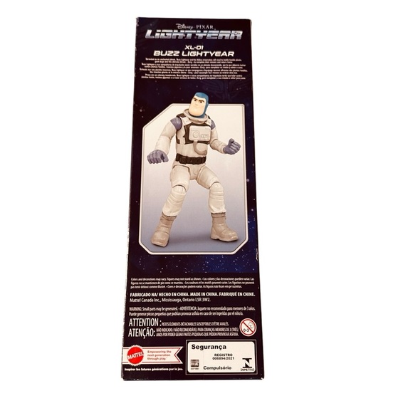 Mattel MTTHHK07 12 in. Disney Pixar Lightyear XL-01 Buzz Lightyear Action Figure - Picture 2 of 2